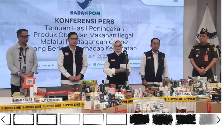 Badan POM Menindak Obat Khusus Lelaki Ilegal, Pelangsing Ilegal, Suplemen dan Kosmetika Palsu